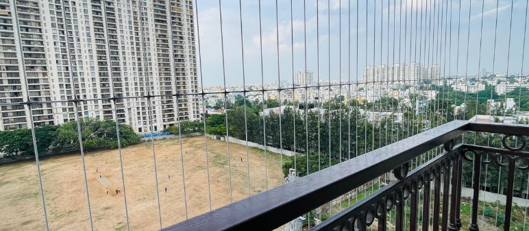 Modern Invisible Balcony Grills